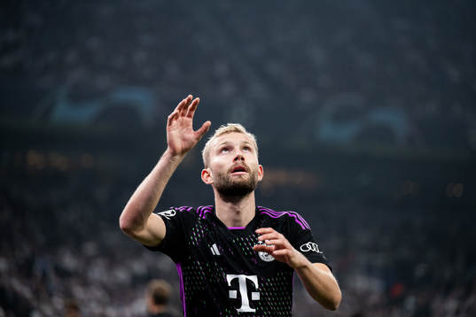 Konrad Laimer of Bayern Munich