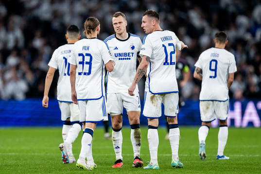 Rasmus Falk, Viktor Claesson and Lukas Lerager of Copenhagen