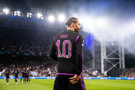 Leroy Sané of Bayern Munich