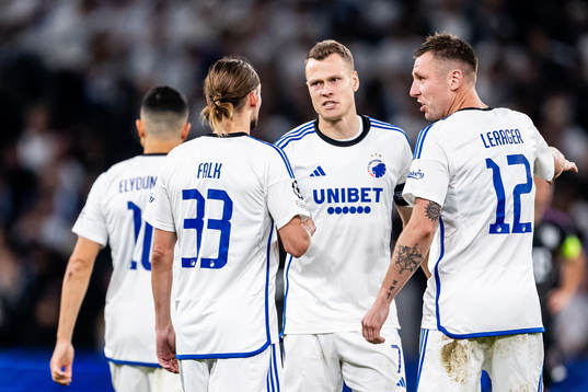 Rasmus Falk, Viktor Claesson and Lukas Lerager of Copenhagen