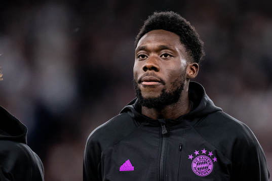 Alphonso Davies of Bayern Munich