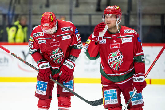MoDos Sam Vigneault och David Rundblad deppar