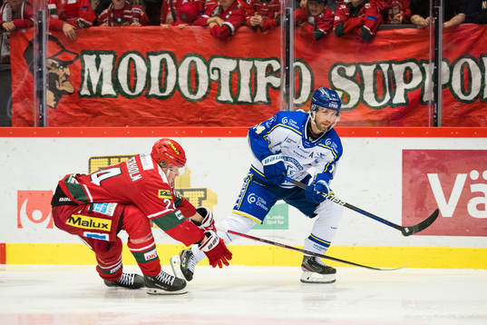 MoDos Erik Walli Walterholm och Leksands Oskar Lang