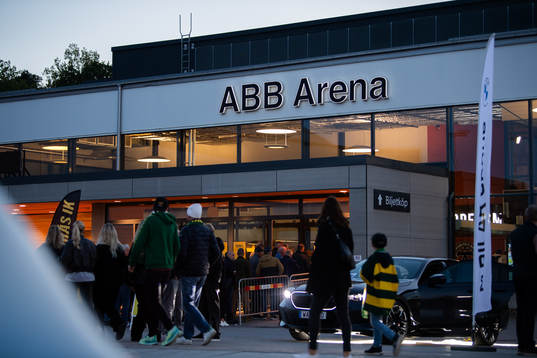 Exteriör vy av ABB Arena