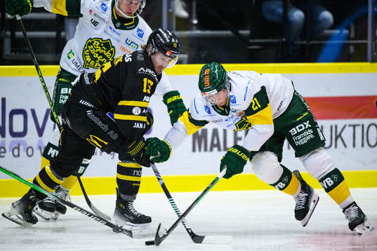 Västerås Jared Dmytriw och Björklövens Myles Powell