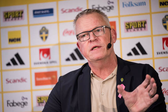 Janne Andersson, head coach of Sweden