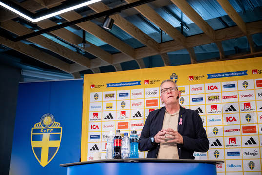 Janne Andersson, head coach of Sweden