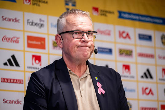 Janne Andersson, head coach of Sweden