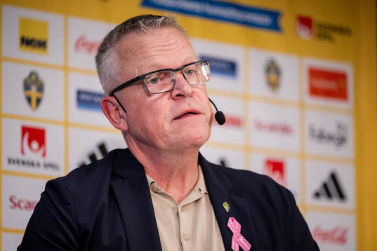 Janne Andersson, head coach of Sweden