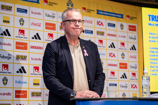 Janne Andersson, head coach of Sweden
