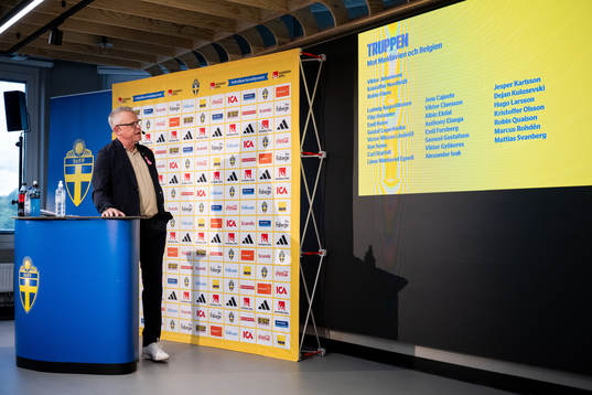 Janne Andersson, head coach of Sweden