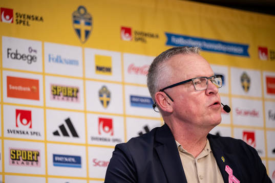 Janne Andersson, head coach of Sweden