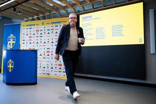 Janne Andersson, head coach of Sweden