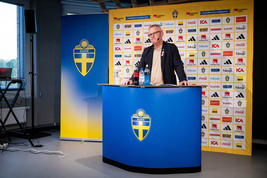 Janne Andersson, head coach of Sweden