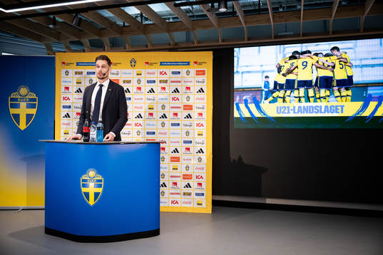 Daniel Bäckström, head coach of Sweden Under-21