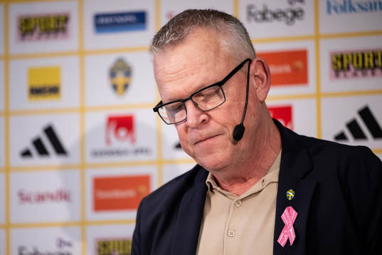 Janne Andersson, head coach of Sweden
