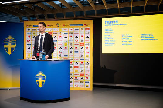 Daniel Bäckström, head coach of Sweden Under-21