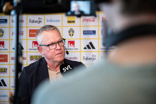 Janne Andersson, head coach of Sweden