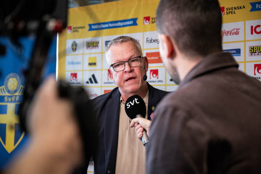 Janne Andersson, head coach of Sweden