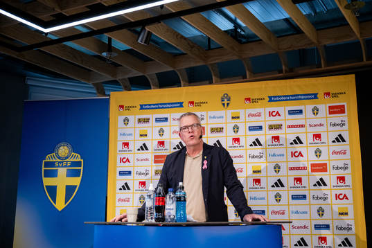 Janne Andersson, head coach of Sweden