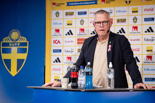 Janne Andersson, head coach of Sweden