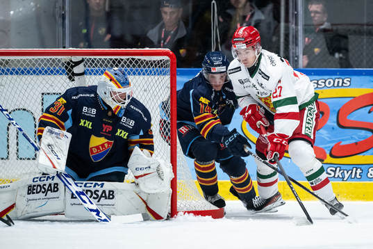 Djurgårdens målvakt Viktor Andrén och Arvid Bergström