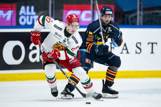 Moras Ludvig Levinsson och Djurgårdens Marcus Krüger