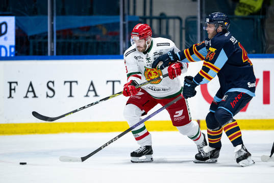Moras Johan Persson och Djurgårdens Olle Liss
