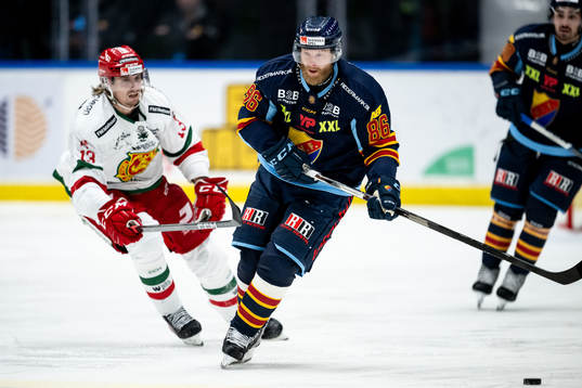 Moras Fabian Ilestedt och Djurgårdens Linus Klasen