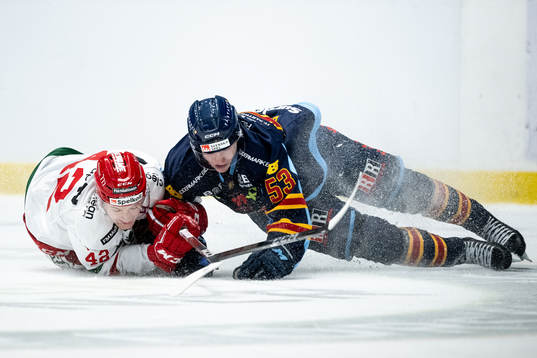 Moras Kalle Kratz och Djurgårdens David Blomgren