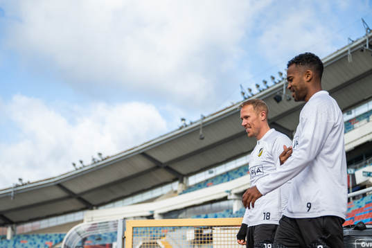 Mikkel Rygaard Jensen and Ola Kamara