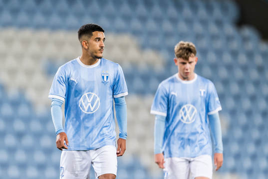 Malmö FFs Zakaria Loukili deppar