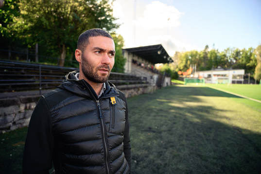 GAIS Mergim Krasniqi blir intervjuad