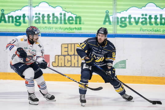 HV71s Mattias Tedenby och Växjös Brian Cooper