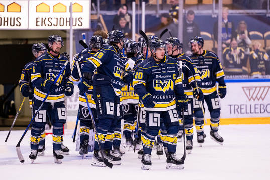 HV71s spelare jublar