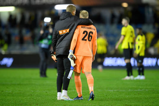 goalkeeper Johan Brattberg and goalkeeper Peter Abrahamsson
