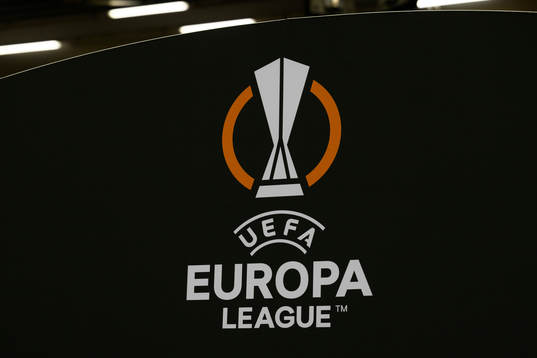 A UEFA sign