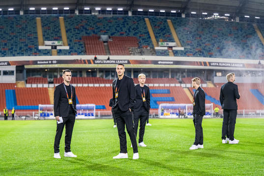 Kadir Hodzic and Srdjan Hrstic of Häcken