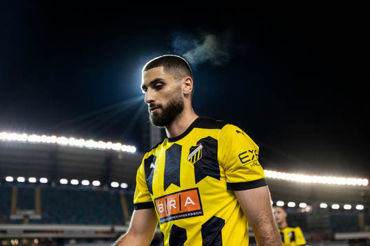 Aiham Ousou of Häcken looks dejected