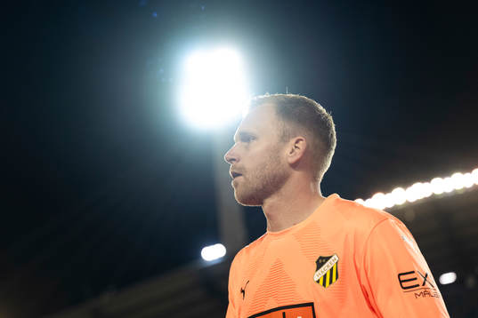Goalkeeper Peter Abrahamsson of Häcken looks dejected