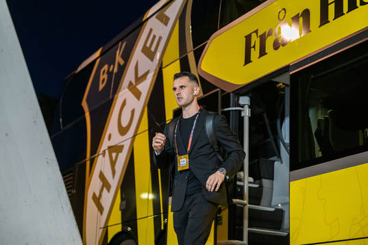 Kadir Hodzic of Häcken arrives