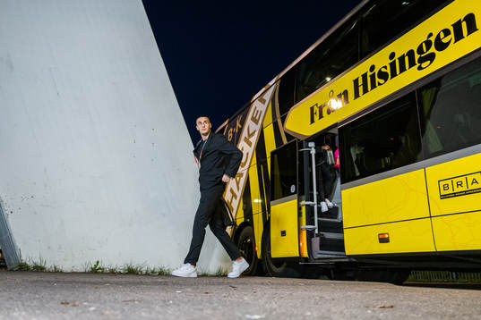 Srdjan Hrstic of Häcken arrives