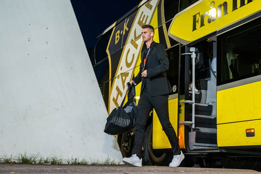 Johan Hammar of Häcken arrives