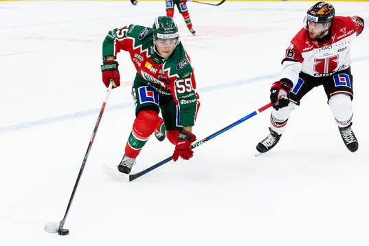 Frölundas Linus Högberg och Örebros Robin Norell