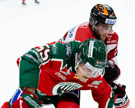 Frölundas Linus Högberg och Örebros Robin Norell