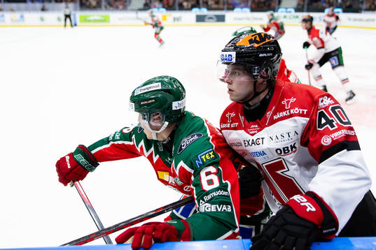 Frölundas Filip Hasa och Örebros Elias Ekström