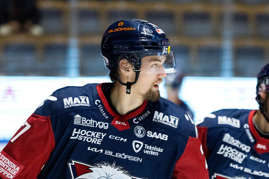 Linköpings William Worge Kreü på uppvärmningen