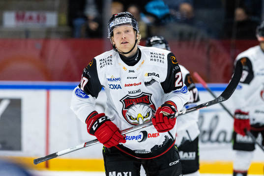 Malmö Redhawks Thomas Berg Paulsen jublar