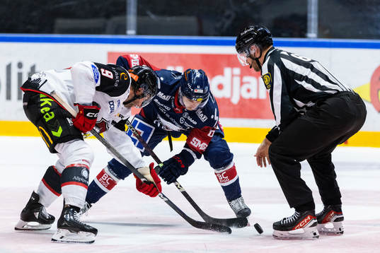 Malmö Redhawks Alan Quine och Linköpings Markus Ljungh