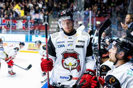 Malmö Redhawks Matias Lassen deppar